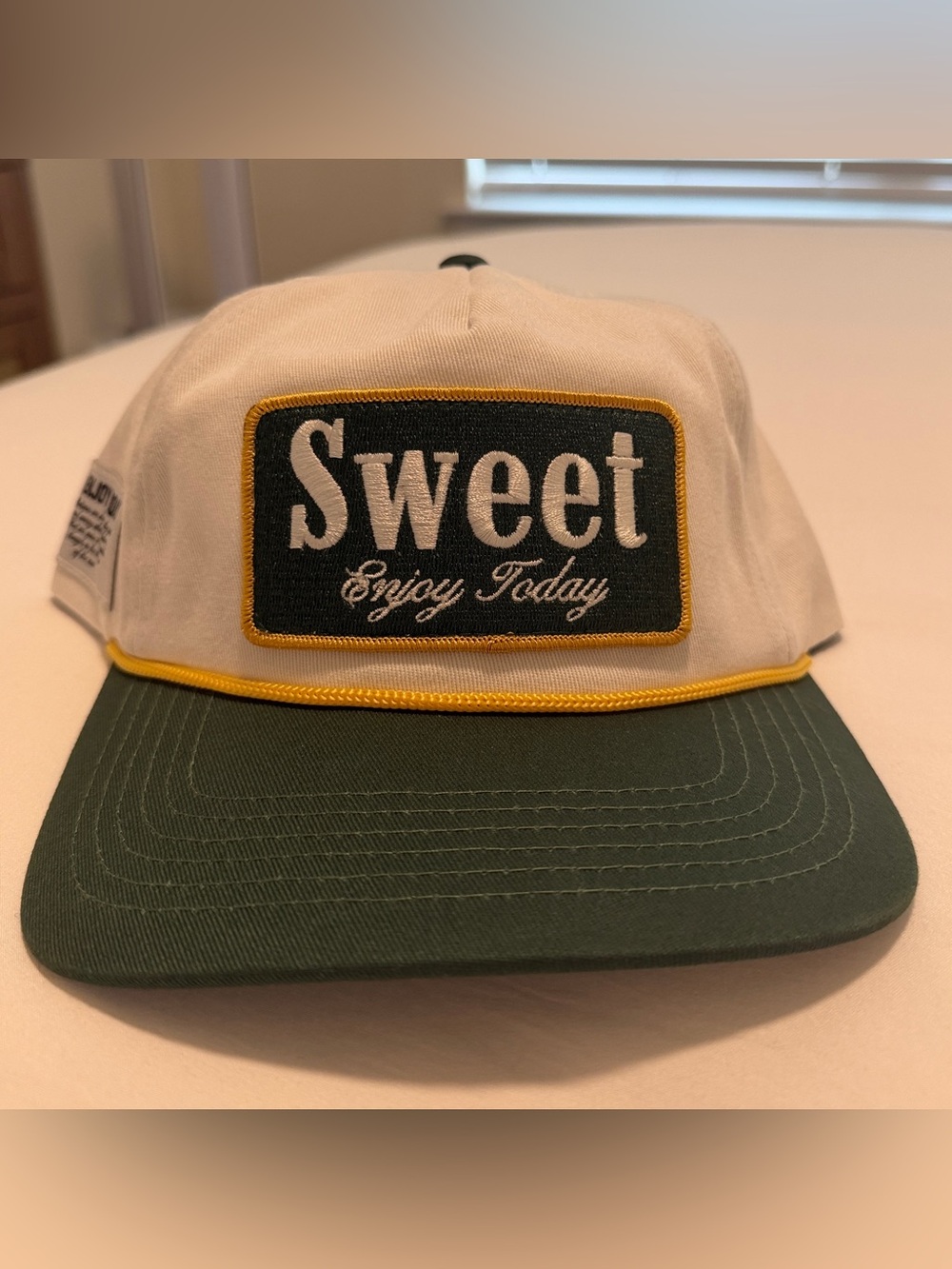 Sweet Off-White Patch Hat